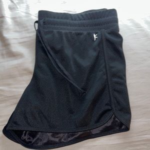 Women’s Medium (8-10) black athletic shorts new, never worn
